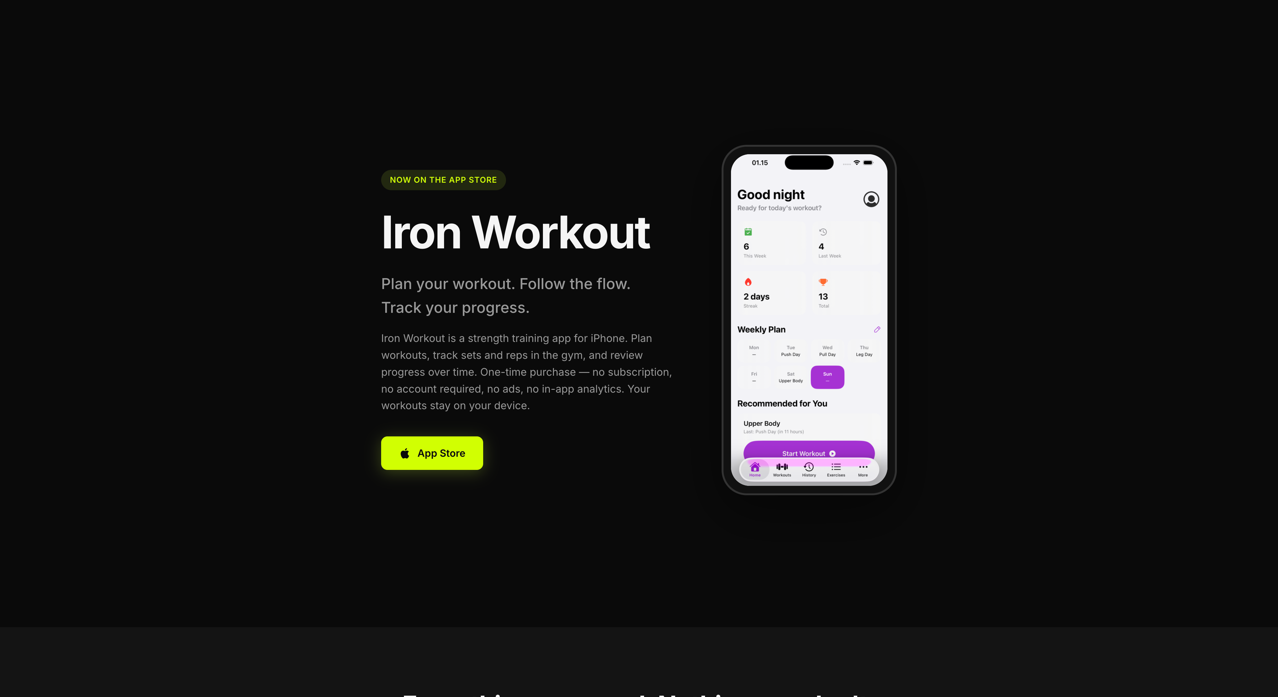 Thumbnail for Iron Workouts